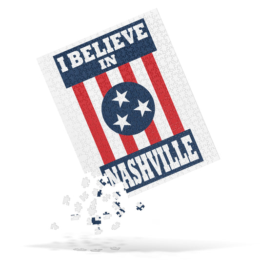 I Believe In Nashville Jigsaw Puzzle